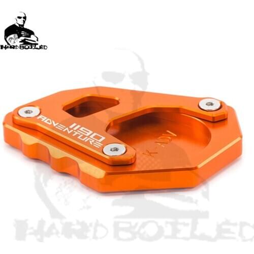 For KTM 1190 ADVENTURE 2014 -2018 2019 2020 Adv. 1190ADVENTURE Motorcycle CNC Kickstand Enlarger Plate Side Stand Extension Pad