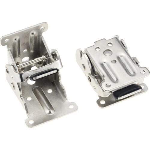 2Pcs 90 Degree Self-Locking Folding Hinge Table Legs Table Chair Extension Tables Foldable Self Locking Fold Feet Hinges Hardwar