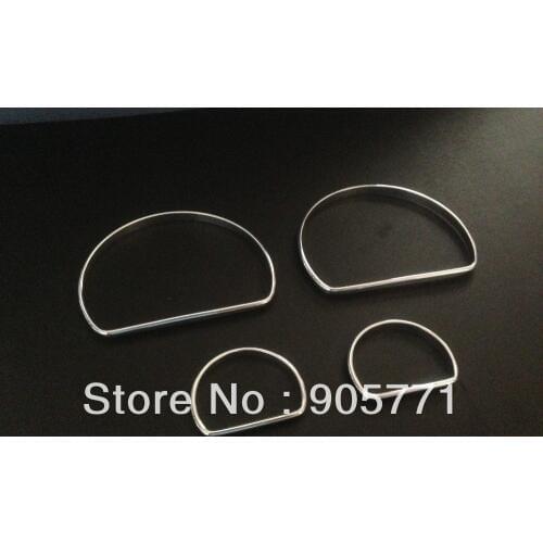 High Quality Chrome Aluminium Dial Rings Surrounds Set for Range Rover P38