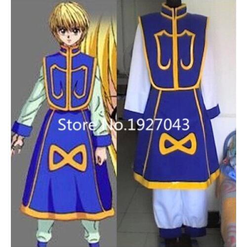 Anime HUNTERxHUNTER Kurapika Cosplay Costume Custom Made