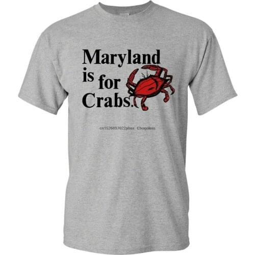 Strange Cargo Tees Maryland Is For Crabs Funny Parody T-shirt - I126