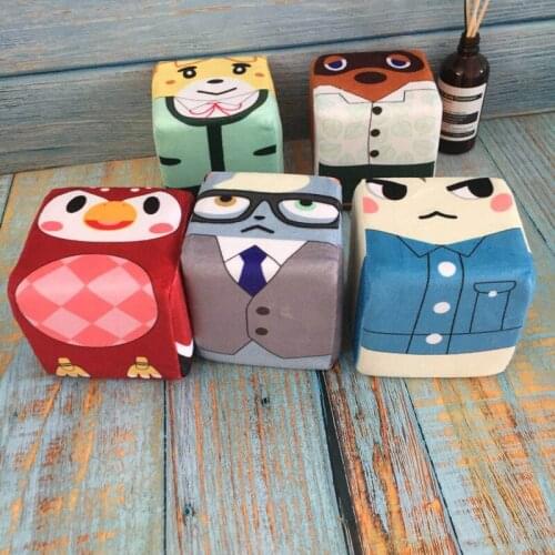 2021 New Hot Pokemon Animal Crossing New Horizons Kawaii Spongebob Square Plush Hold Pillow Doll Soft Stuffed Doll Kids Gift