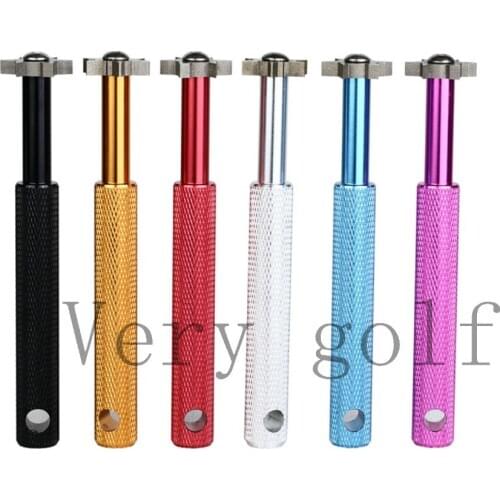 Wholesale 50pcs/lot Golf Iron & Wedge Club Groove Sharpener & Cleaner, U, V Square Grooves-Blades x6