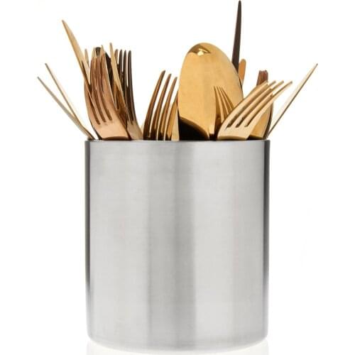 Knife Stand Holder For Kitchen Knife Stainless Steel Spoon, Fork, Knife Holder Stand Block Kitchen Accessories