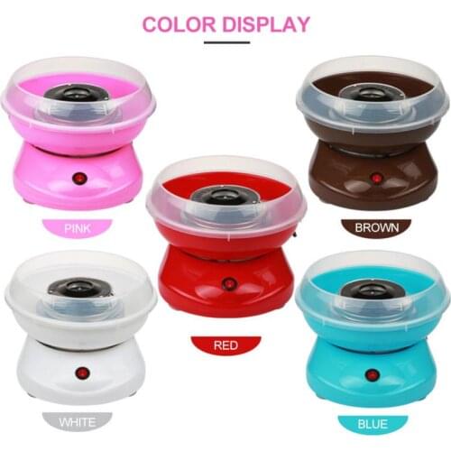 Portable Electric Cotton Candy Maker DIY Sweet Cotton Sugar Floss Machine Girl Boy Gift Dessert Tools 110V/220V EU US Plug