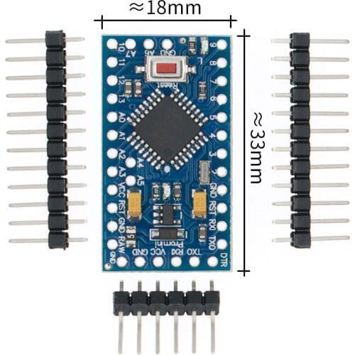 New With the bootloader Pro Mini ATMEGA328P 328 Mini ATMEGA328 5V/16MHz 3.3V/8MHZ for arduino