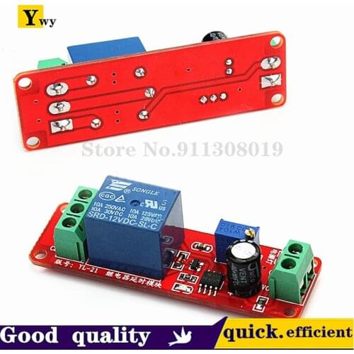 NE555 DK555 Timer Switch Adjustable Disconnect Module Time delay relay Module DC 12V Delay relay shield 0~10S