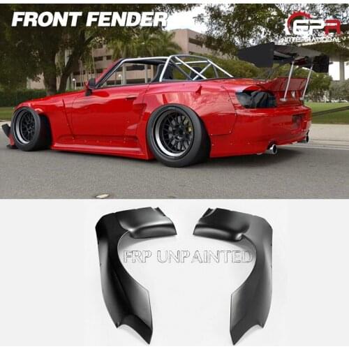 For Honda S2000 AP1 AP2 ROB Style FRP Fiber Glass Wide Front Fender Fiberglass Bumpers Accessories Body Kit