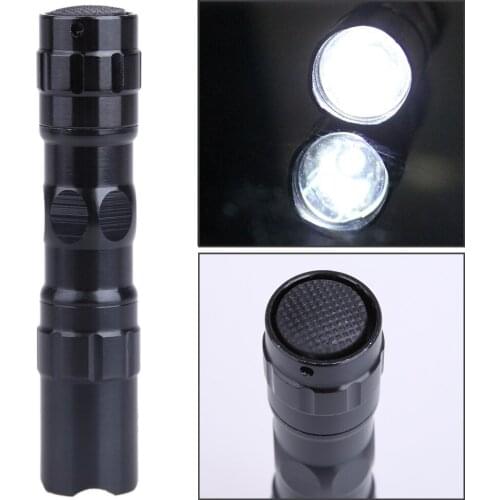 LED Mini Torch Flashlight Light Lamp Handy Police Torch LED Light Portable Waterproof For Outdoor Camping Black Torch LED Light