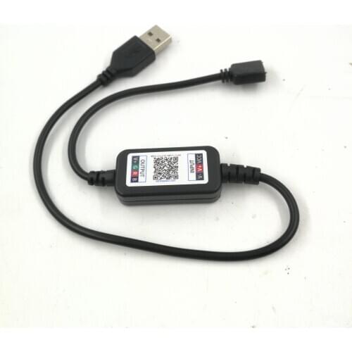 Wifi USB Mini RGB Bluetooth Controller DC 5V 12V 24V Mini Music Bluetooth Controller Light Strip Controller For RGB LED Strip