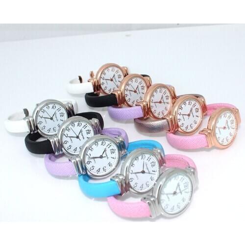 10pcs Fashion Watch Women Clock Women's Bracelet Watch Lady Quartz Wrist Watch Bangle Wristwatch