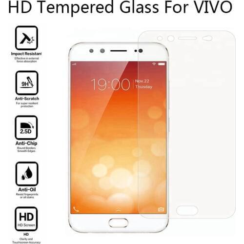 2Pcs Protective 2.5D HD Tempered Glass Screen Protector For Vivo X20 X9S X9 X7 X6 Plus Smartphone Glass Film