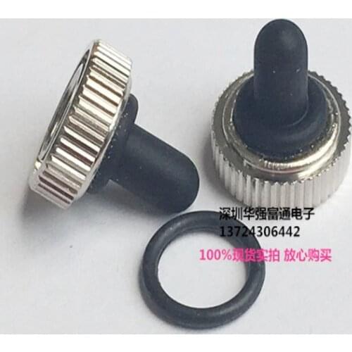5pcs/lot Toggle Switch Waterproof Rubber Resistance Cover Cap Boot Black Diameter 6MM Toggle switch cap rocker toggle button