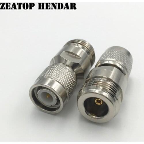 50Pcs Brass N Female Jack to TNC Male Plug Straight PTFE RF Coaxial Wire Connector High Quality