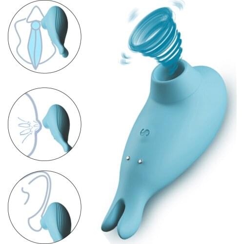 7 Speed Strong Nipple Clitoral Sucking Vibrator Silicone Vagina Oral Sucker Waterproof Stimulator Sex Toys For Women Sex Shop