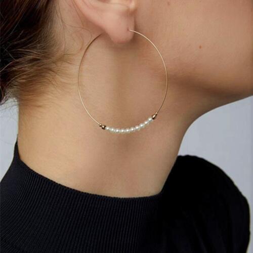 Bohe Fashion Pearl Big Earrings for women Baroque New Jewelry White Statement Earrings Girls Best Accessories Christmas Gifts