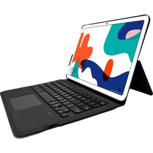Tablet Cover for Huawei MatePad 10.4 BAH3-W09 /AL00 Honor V6 Shell PU Leather Touchpad Bluetooth Keyboard Protective Stand Case