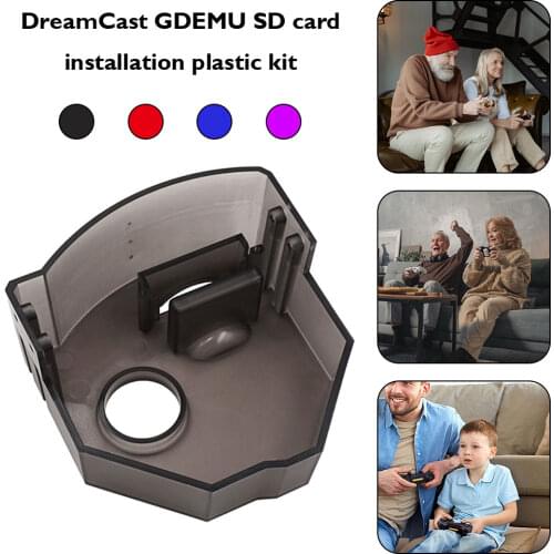 For GDEMU Remote SD Card 3D Printed Mount Kit Secure Digital Extension Adapter for SEGA DreamCast VA1 Game Console Accessories