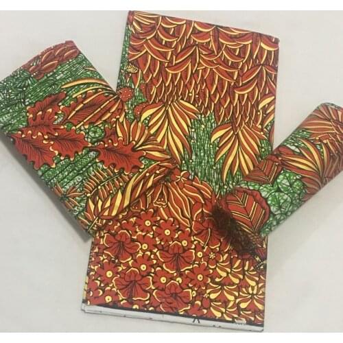 2021 New African Wax Fabric cotton material High Quality Print Ankara Wax For Sewing 6 yard 6yards Women dress Fabric