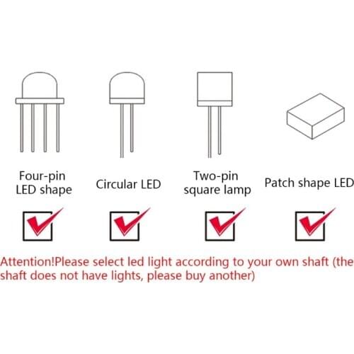 Gateron SMD Switches black red brown blue clear green yellow 3pin Gateron Switch Dropship