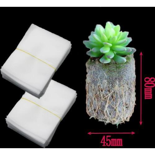 50pcs Environmental Degradation Portable Cellular Alternative Non-woven Bags Nursery Seedling Nursery Bags Container Bags