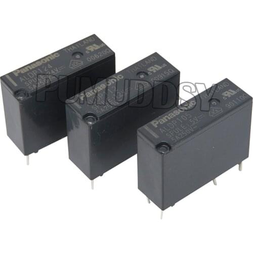 5PCS Relay ALDP105 ALDP112 ALDP124 ALDP105W ALDP112W ALDP124W 5V 12V 24V 5A 250V DIP4 New And Original