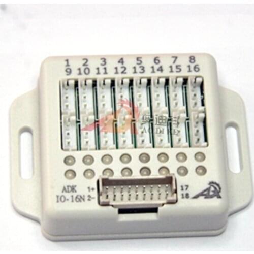 Sensor junction box digital IO terminal Puncture type small junction box Terminal Block ADK-IO-16N
