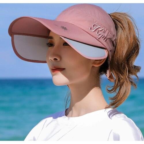 Sun Hat Lady Sun Protection Big Sun Hat Uv Protection Bike Running Sun Hat Snapback Summer Visor Sunhat For Women Шляпа Женская