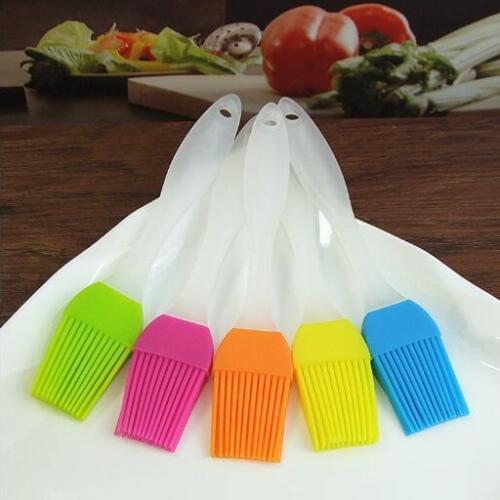 Crystal Handle Silicone Oil Brush High Temperature Barbecue Brush Cake Cream Brush Kitchen Baking Tools YH931