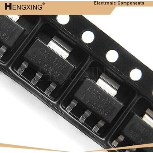 100piece AMS1117-3.3V AMS1117-3.3 AMS1117 LM1117 1117 SOT-223 new original In Stock