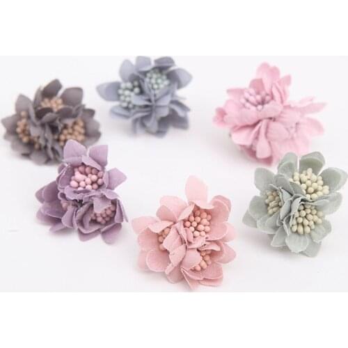 4PCS/Lot Hand Made Flowers Garment Accessories Wedding Dress Banquet Decorations Appliqued