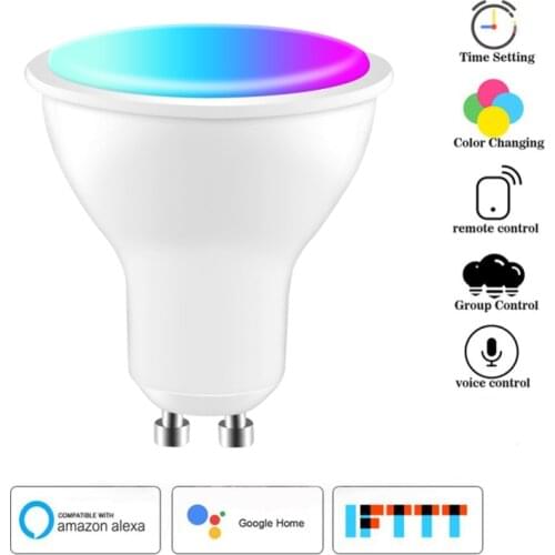 4W LED GU10 Energy Saving Light Bulb For eWelink APP Smart Spotlight High Power Lamp Automation Work with Alexa Google Home