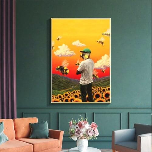 5D DIY Diamond Painting Kits Diamond Embroidery Bee Tyler The Creator Mosaic Wall Diamond Art Animal Home Decor