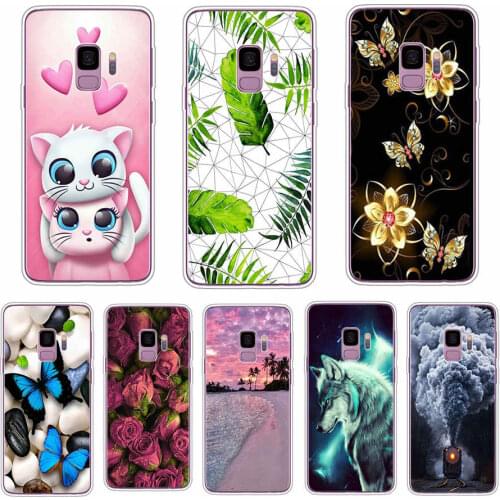 Case For Samsung Galaxy S9 Plus Silicone Case Cute Pattern Soft TPU Case For Samsung Galaxy S9 S9 Plus Bumper Phone Case Coque