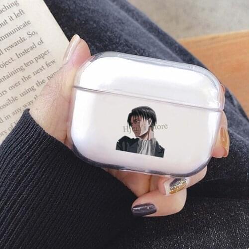Levi Ackerman TPU Cover Case For AirPods Pro Case Bluetooth Case For Airpod 3 Earphone Accessories Skin