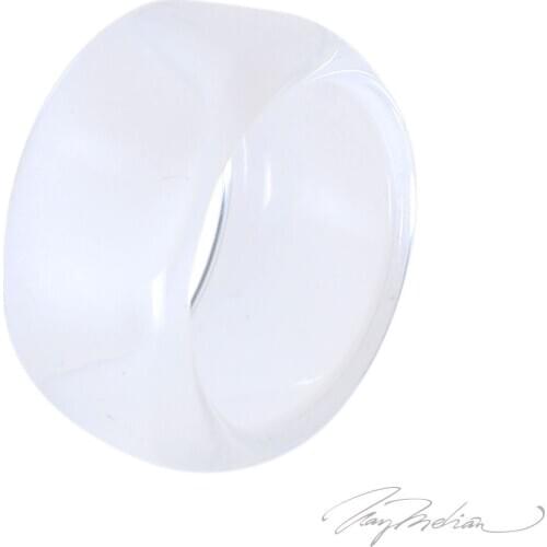 Design ring Transparent Methacrylate METARO Collection CROWN