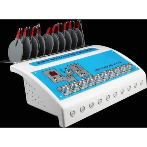 Microcurrent Body Shaping Slimming Skin Firming Toning Fitness Spa Machine Slimming Muscle Electric Stimulator