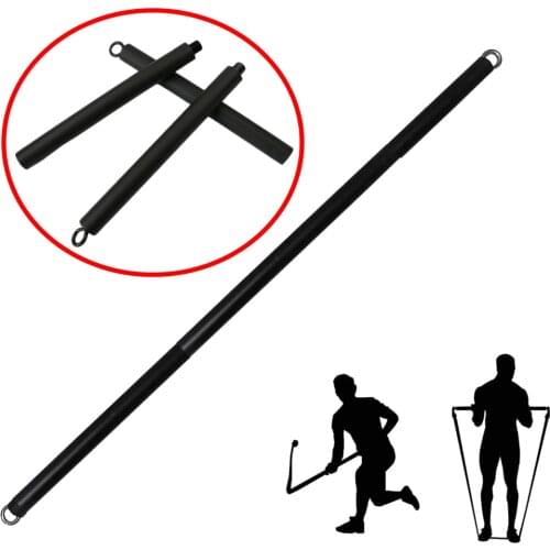 Workout Bar Fits All Resistance Bands with Clip Portable Resistance Bands Exercise Bar for Fitness Home Gym Workout Full Body