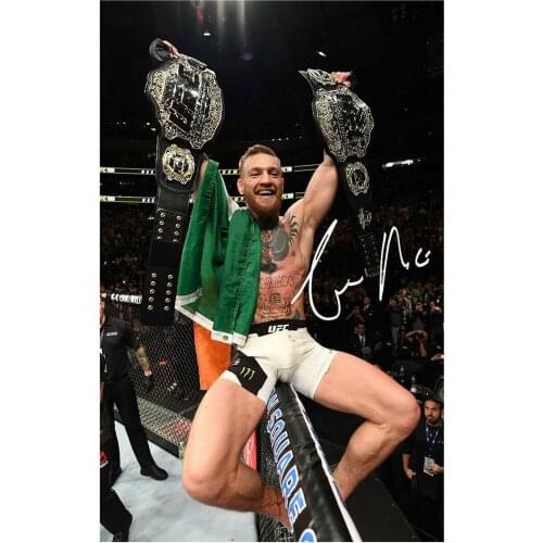 Conor McGregor Signed Photo Art Film Print Silk Poster for Your Home Wall Decor 24x36inch