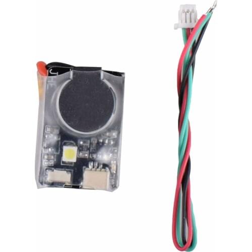 2PCS 23X17X17mm JHEMCU JHE42B Finder 5V 110DB LED Drone Buzzer Built-In Battery for RC Airplane FPV Racing Long Range Drone DIY