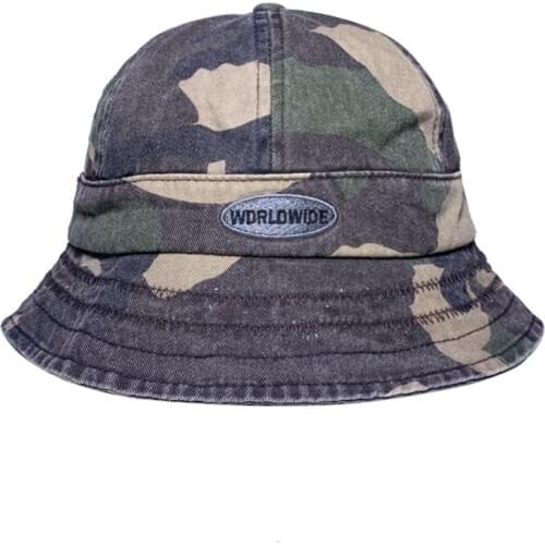 WZCX Camouflage Adjustable Outdoor FishermanS Hat Unisex Casual Wide Brim Flat Top Basin Cap Sun Hat Sun hat