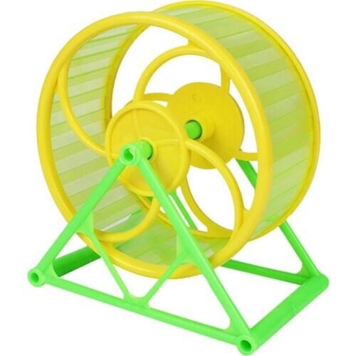 Hamster Wheel Silent Plastic Running Wheel Exercise Wheel for Gerbil Chinchilla Pet Hamster Funny Toy for Small Animal