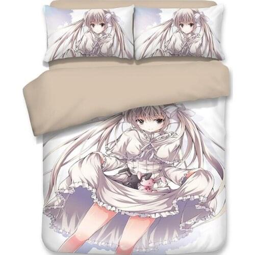 3D Anime Kasugano Sora Print Bedding Set Duvet Covers Pillowcases NEW Comforter Bedding Sets Bedclothes Bed Linen 01