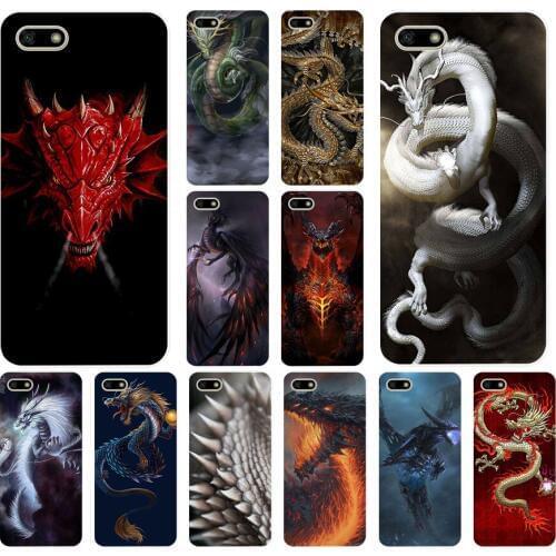 173H chinese dragon Soft Silicone Tpu Cover Case for huawei Honor 7a pro 7x play case