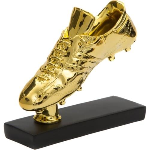 World Cup Golden Boot Award Best Shooter Award Trophy Football Fan Gift Souvenirs Collections Replica 1:1 Free Lettering