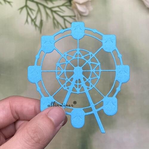 New Ferris wheel decoration Metal Cutting Dies for DIY Scrapbooking Album Paper Cards Decorative Crafts Embossing Die Cuts