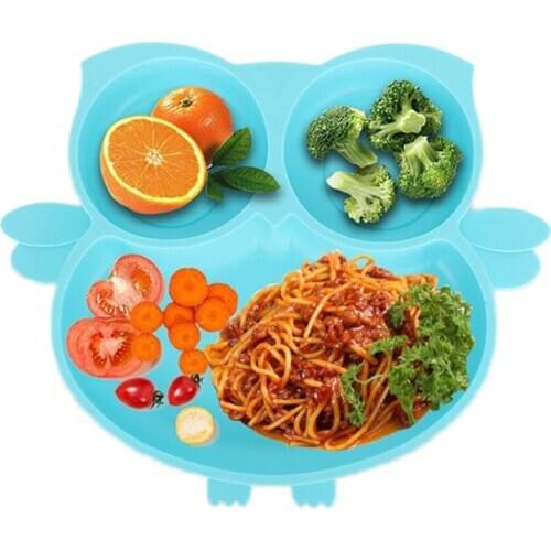 24x20x3CM Dinner Plate Household Silicone Dinner Plate Tableware for Kids Solid Silicone Food Storage Trays Baby Storage Bows