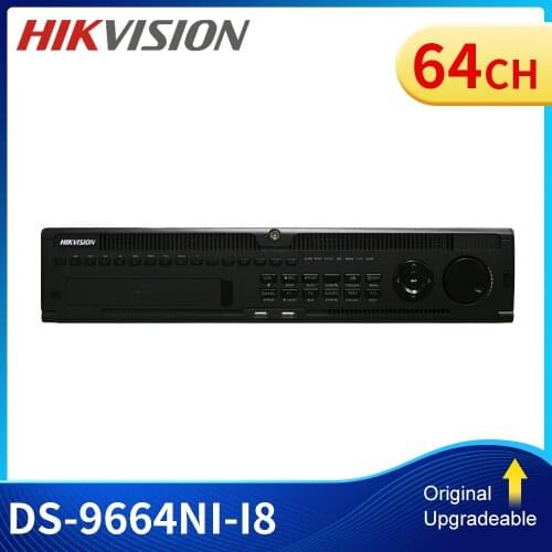 Original Hik DS-9664NI-I8 Ultra 4K NVR 64ch 2U RAID Network Video Recorder 12MP