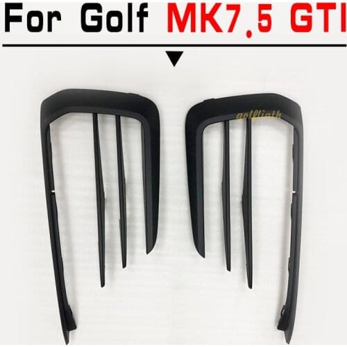 Left & right side Front Bumper lower Grille grill Front Air Grid For V-W Golf G TI 2018 MK7.5 5G0853665P