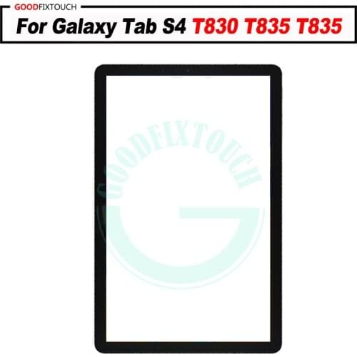 High quality For Tab S4 10.5 T837 T835 T835C SM-T835 T830 Front Outer Glass Lens Repair Touch Screen Outer Glass